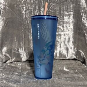 Starbucks Blue Floral Tumbler